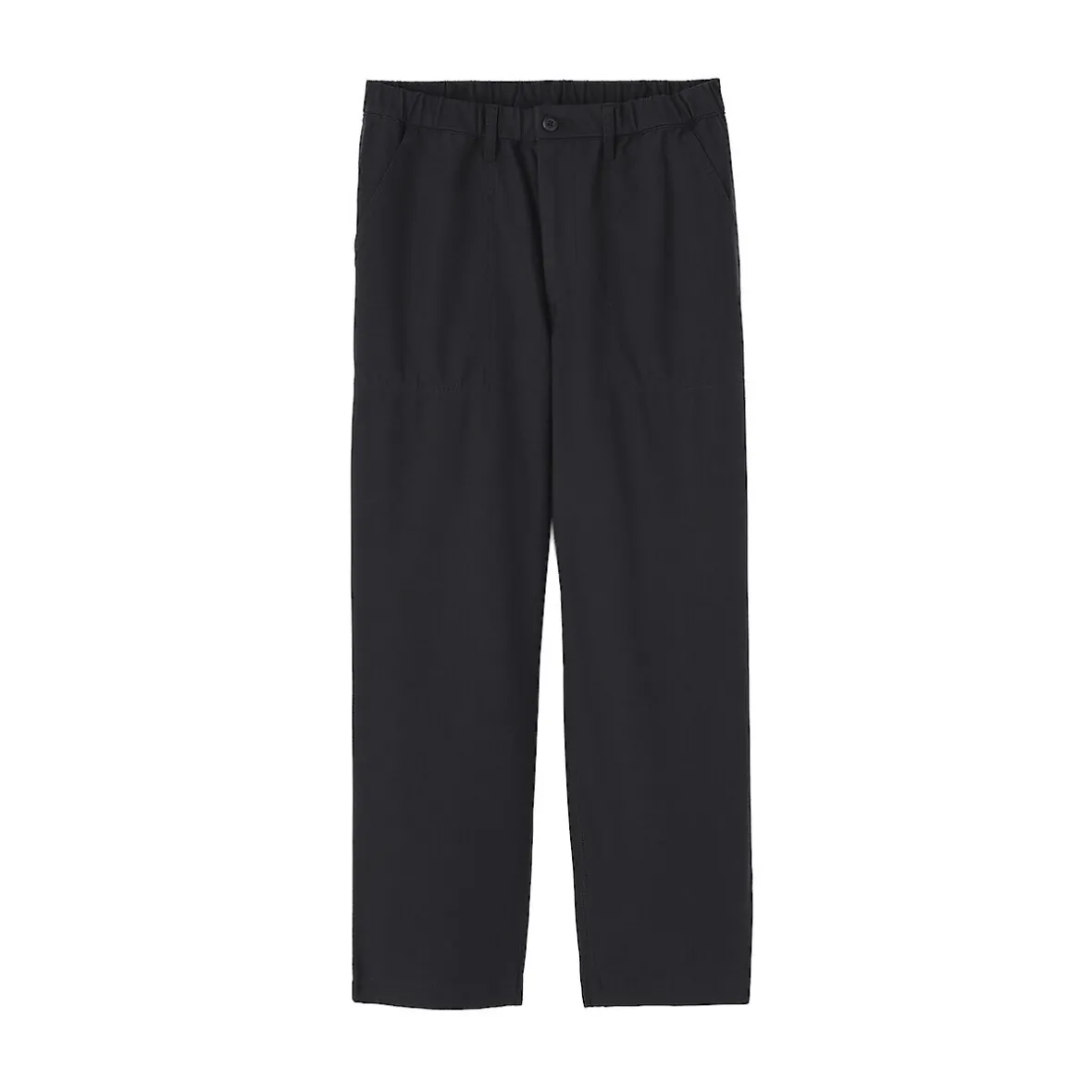 Clearance Muji Pantalón de cintura y tejido elástico bidireccional para hombre