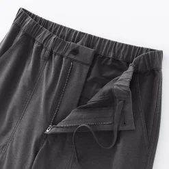Clearance Muji Pantalón de cintura y tejido elástico bidireccional para hombre