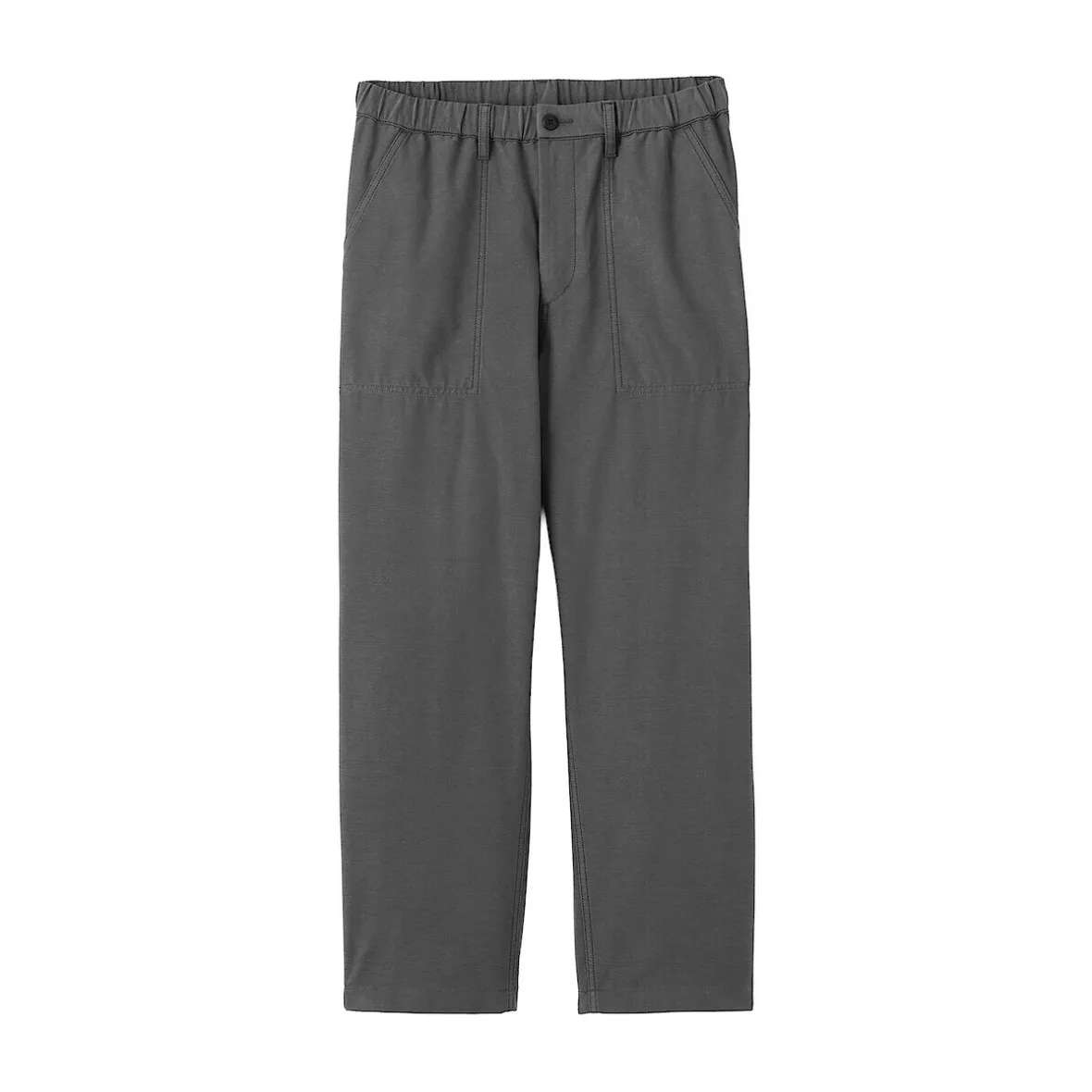 Clearance Muji Pantalón de cintura y tejido elástico bidireccional para hombre