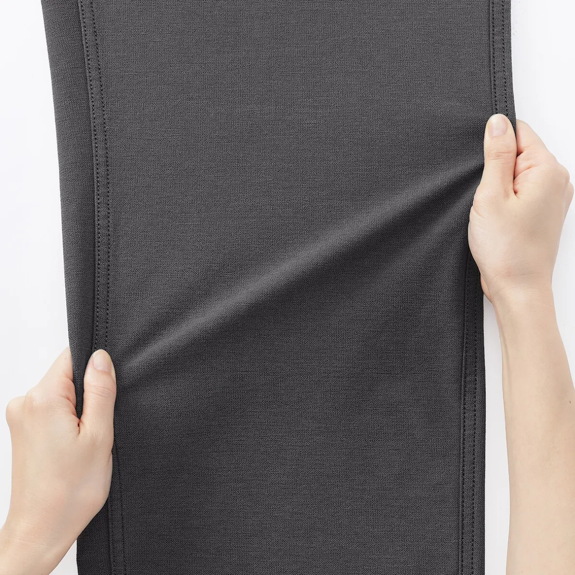Clearance Muji Pantalón de cintura y tejido elástico bidireccional para hombre
