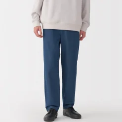 Best Muji Pantalón de corte cómodo y denim lavado para hombre ‐ Indigo