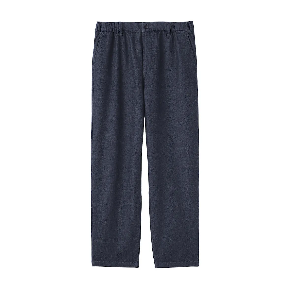 Best Muji Pantalón de corte cómodo y denim lavado para hombre ‐ Indigo