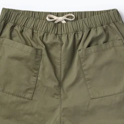 New Muji Pantalón de corte cómodo y algodón lavado para hombre