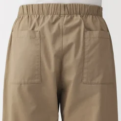 Discount Muji Pantalón de corte cómodo y algodón lavado para hombre