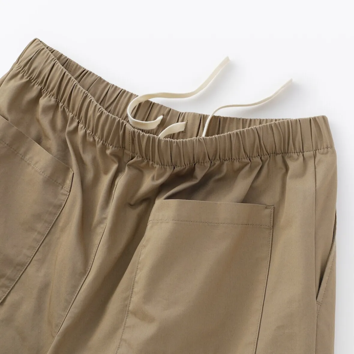 Discount Muji Pantalón de corte cómodo y algodón lavado para hombre