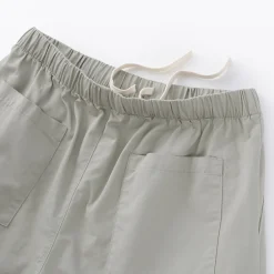 Discount Muji Pantalón de corte cómodo y algodón lavado para hombre