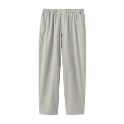 Discount Muji Pantalón de corte cómodo y algodón lavado para hombre
