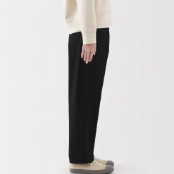 Discount Muji Pantalón de corte cómodo y algodón para mujer