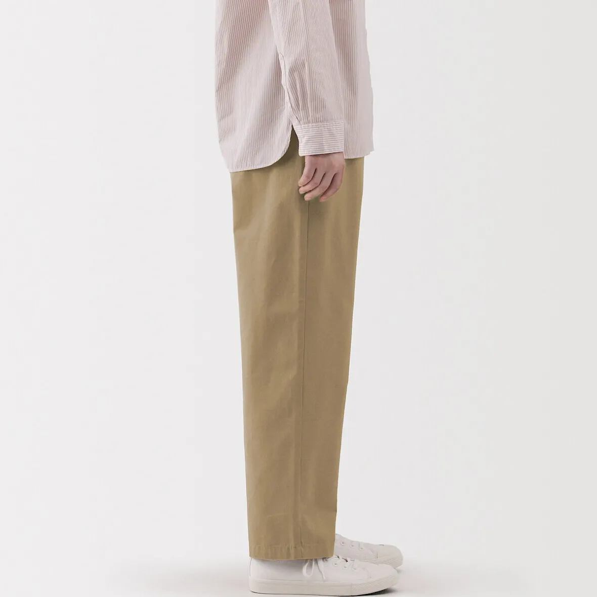 Discount Muji Pantalón de corte cómodo y algodón para mujer