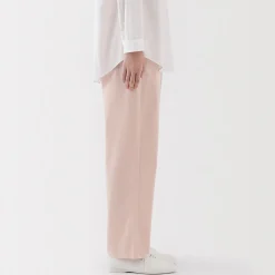 Discount Muji Pantalón de corte cómodo y algodón para mujer