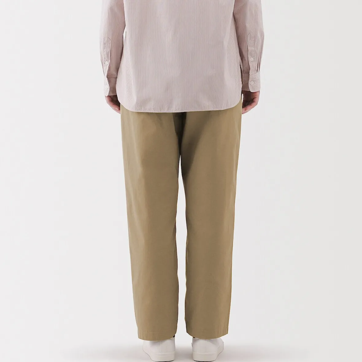 Discount Muji Pantalón de corte cómodo y algodón para mujer