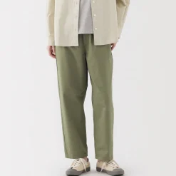 Discount Muji Pantalón de corte cómodo y algodón para mujer