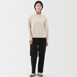Discount Muji Pantalón de corte cómodo y algodón para mujer
