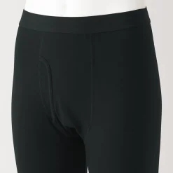 Online Muji Pantalón interior cálido de algodón para hombre