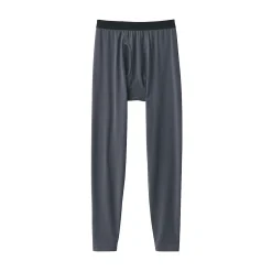 Online Muji Pantalón interior cálido de algodón para hombre