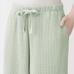 Discount Muji Pantalón largo de punto suelto para mujer