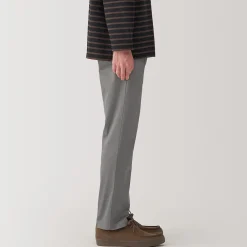 Muji Pantalon chino elastico para hombre (76cm)
