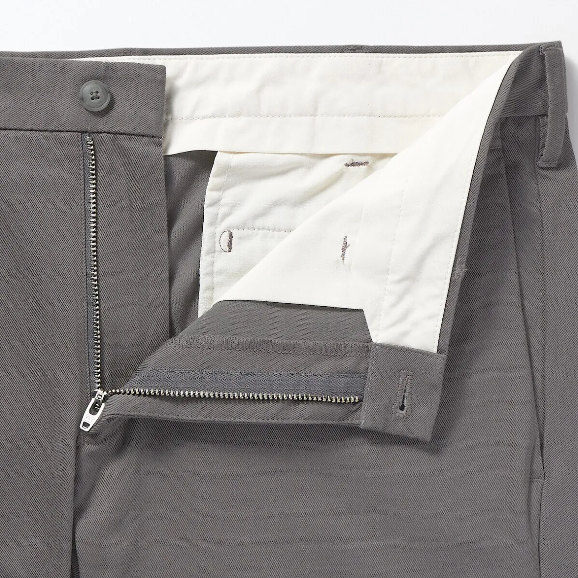 Muji Pantalon chino elastico para hombre (76cm)