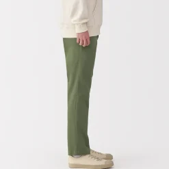 Muji Pantalon chino elastico para hombre (76cm)