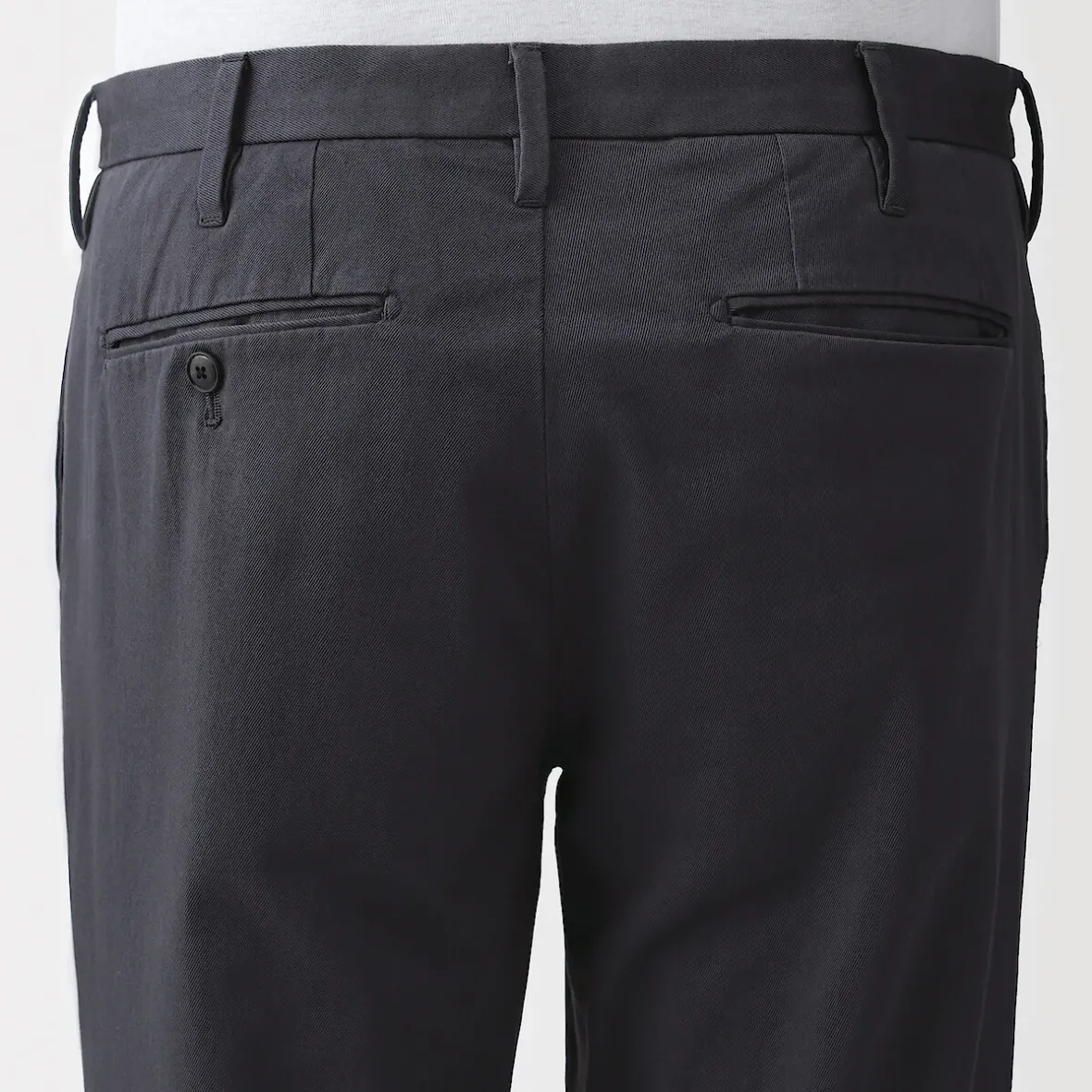 Clearance Muji Pantalon chino elastico para hombre (76cm)