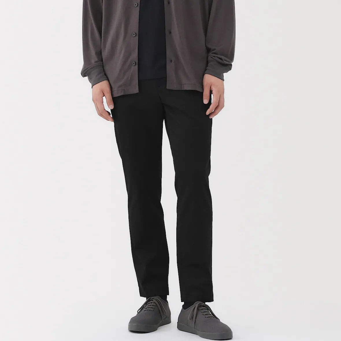 Clearance Muji Pantalon chino elastico para hombre (76cm)