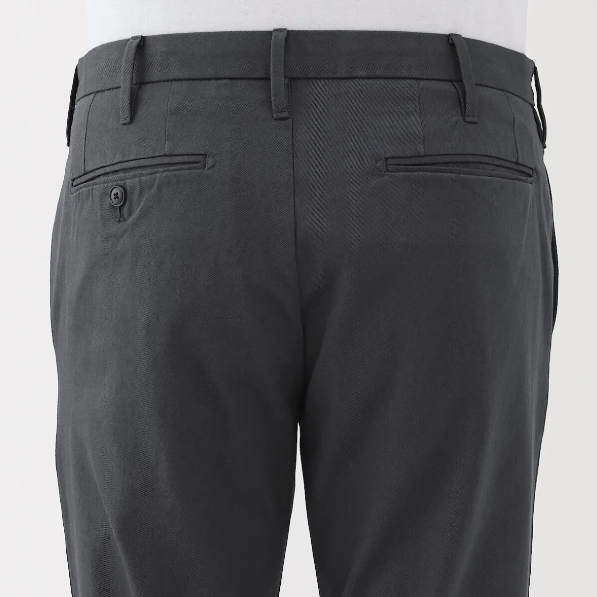 Clearance Muji Pantalon chino elastico para hombre (76cm)