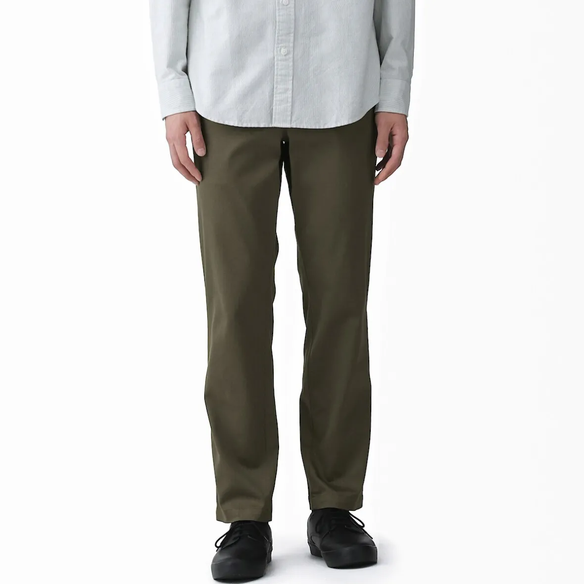 Clearance Muji Pantalon chino elastico para hombre (76cm)