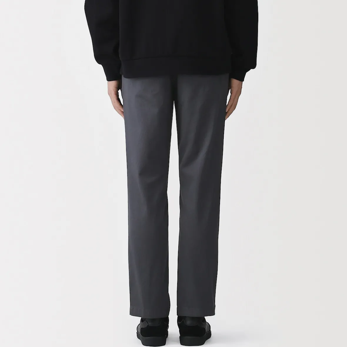 Clearance Muji Pantalon chino elastico para hombre (76cm)