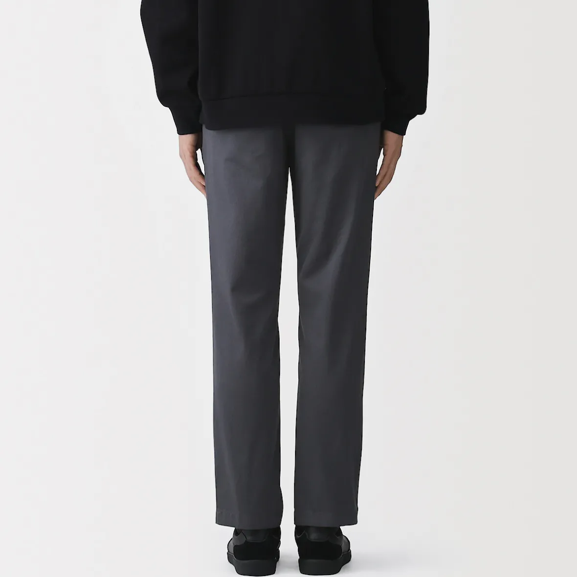 Clearance Muji Pantalon chino elastico para hombre (76cm)