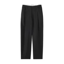 Discount Muji Pantalones anchos de lino y lyocell para mujer