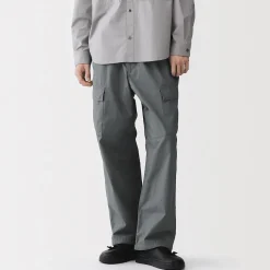 Best Muji Pantalones cargo de algodón ligero para hombre