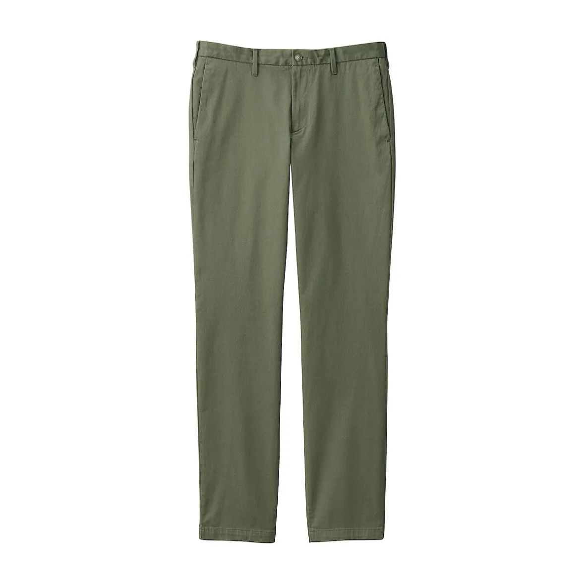 Hot Muji Pantalones chinos ajustados elásticos largos para hombre
