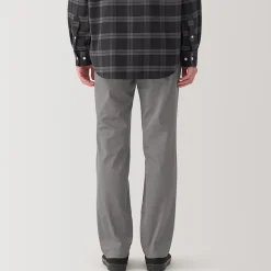 Hot Muji Pantalones chinos ajustados elásticos largos para hombre