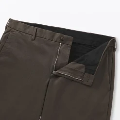 Hot Muji Pantalones chinos ajustados elásticos largos para hombre
