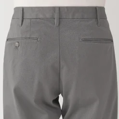 Hot Muji Pantalones chinos ajustados elásticos largos para hombre