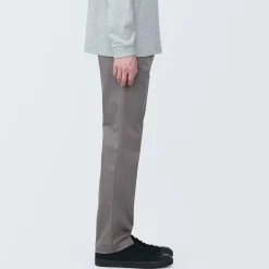 Hot Muji Pantalones chinos ajustados elásticos largos para hombre