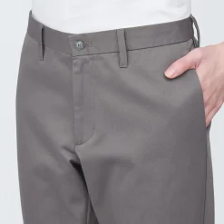 Hot Muji Pantalones chinos ajustados elásticos largos para hombre
