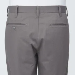 Hot Muji Pantalones chinos ajustados elásticos largos para hombre