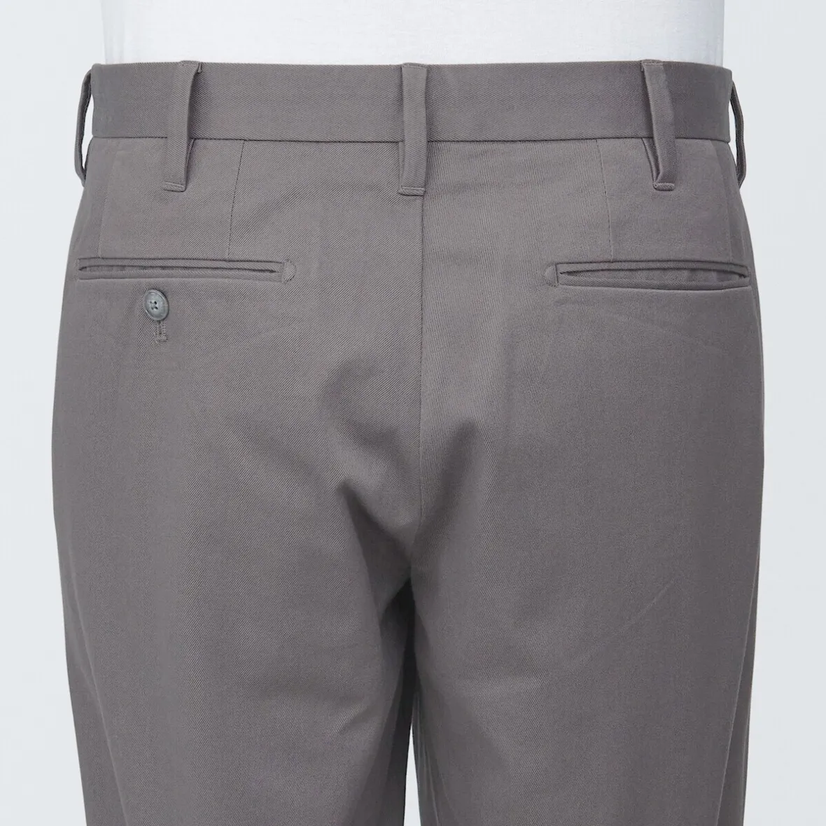 Hot Muji Pantalones chinos ajustados elásticos largos para hombre