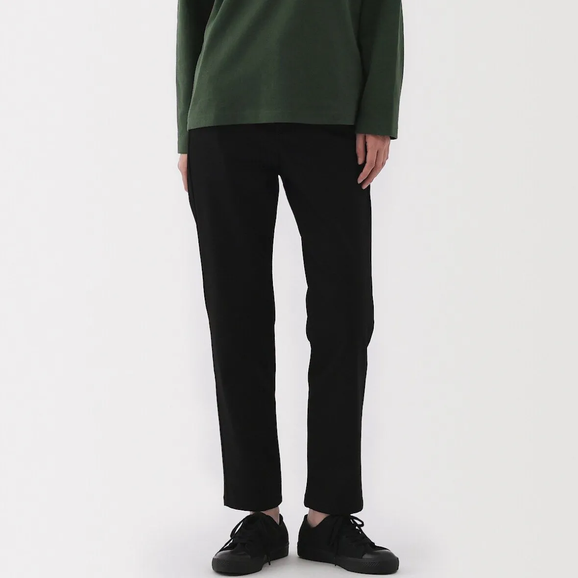 Outlet Muji Pantalones chinos Slim elásticos en 4 direcciones para mujer