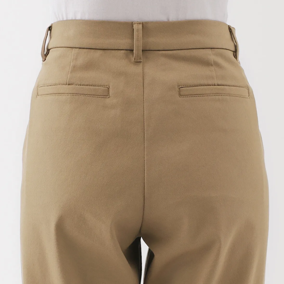 Outlet Muji Pantalones chinos Slim elásticos en 4 direcciones para mujer