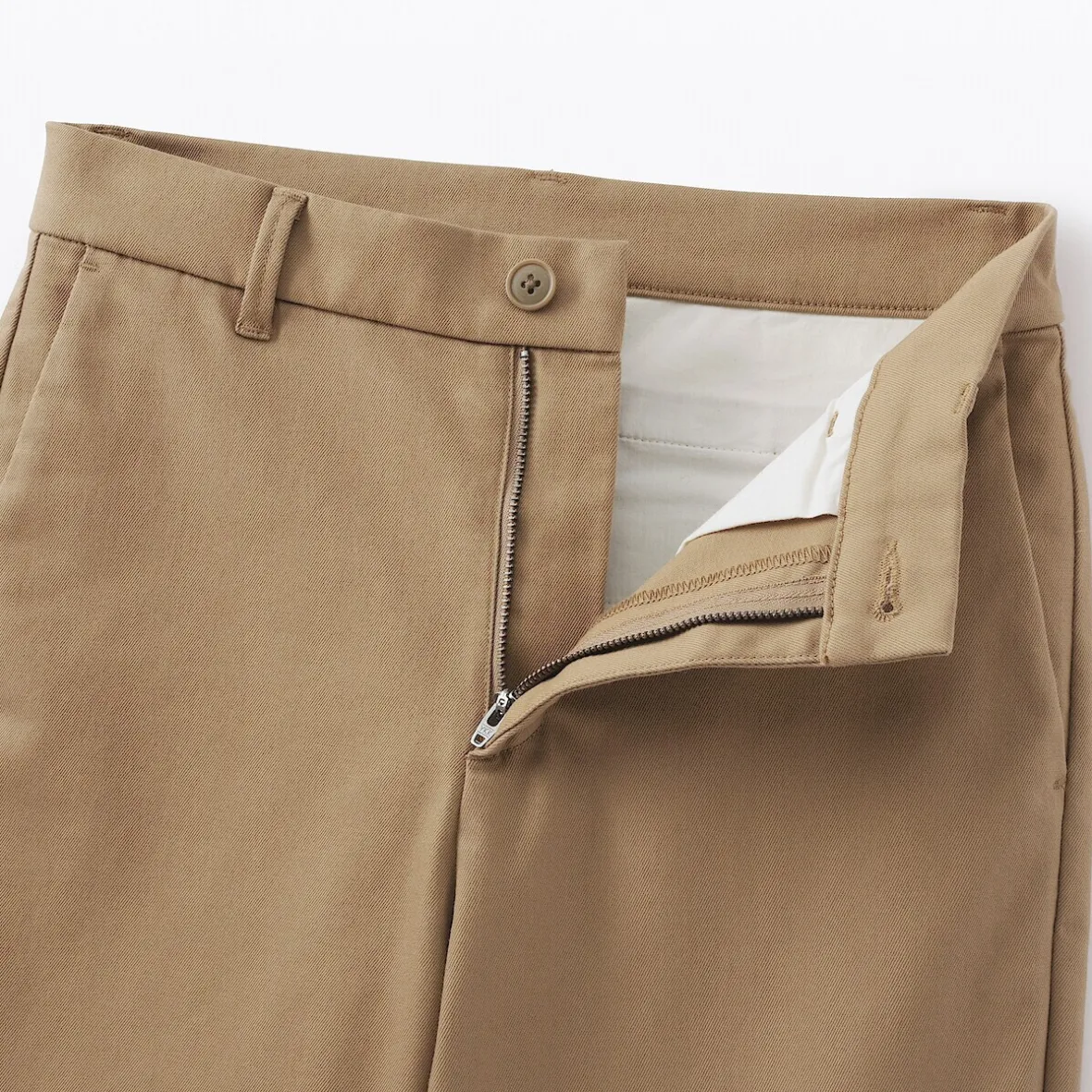Outlet Muji Pantalones chinos Slim elásticos en 4 direcciones para mujer
