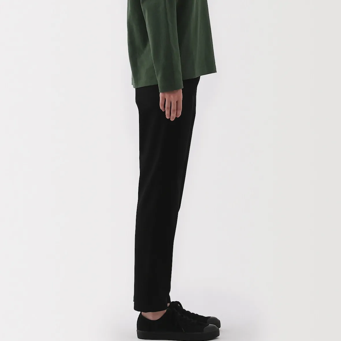 Outlet Muji Pantalones chinos Slim elásticos en 4 direcciones para mujer