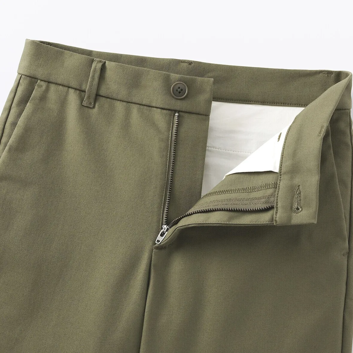 Outlet Muji Pantalones chinos Slim elásticos en 4 direcciones para mujer