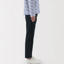 Outlet Muji Pantalones chinos Slim elásticos en 4 direcciones para mujer