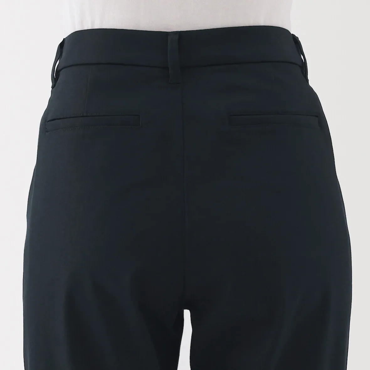 Outlet Muji Pantalones chinos Slim elásticos en 4 direcciones para mujer