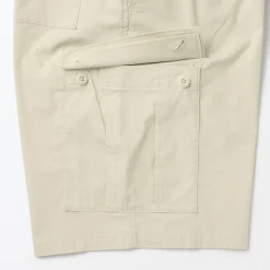 Best Muji Pantalones cortos cargo de mezcla de algodón lavado para hombre