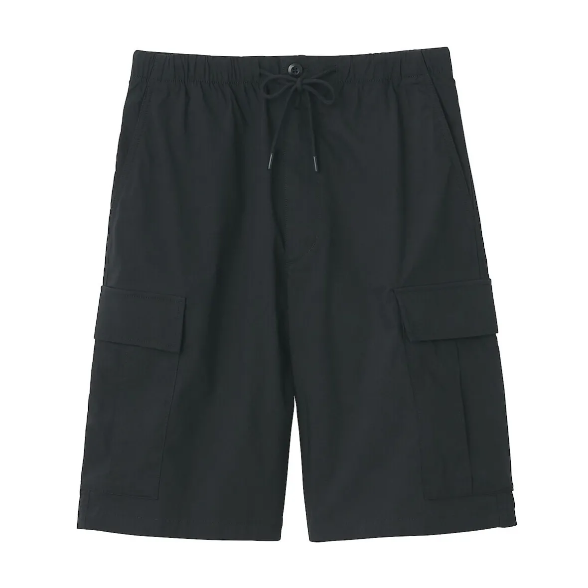 Best Muji Pantalones cortos cargo de mezcla de algodón lavado para hombre