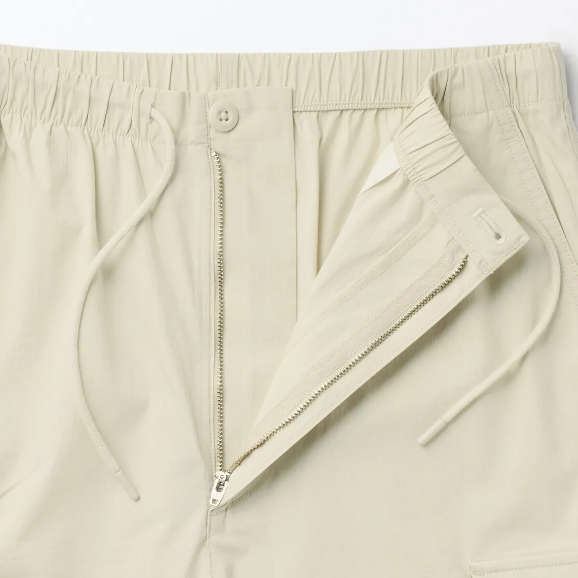 Best Muji Pantalones cortos cargo de mezcla de algodón lavado para hombre