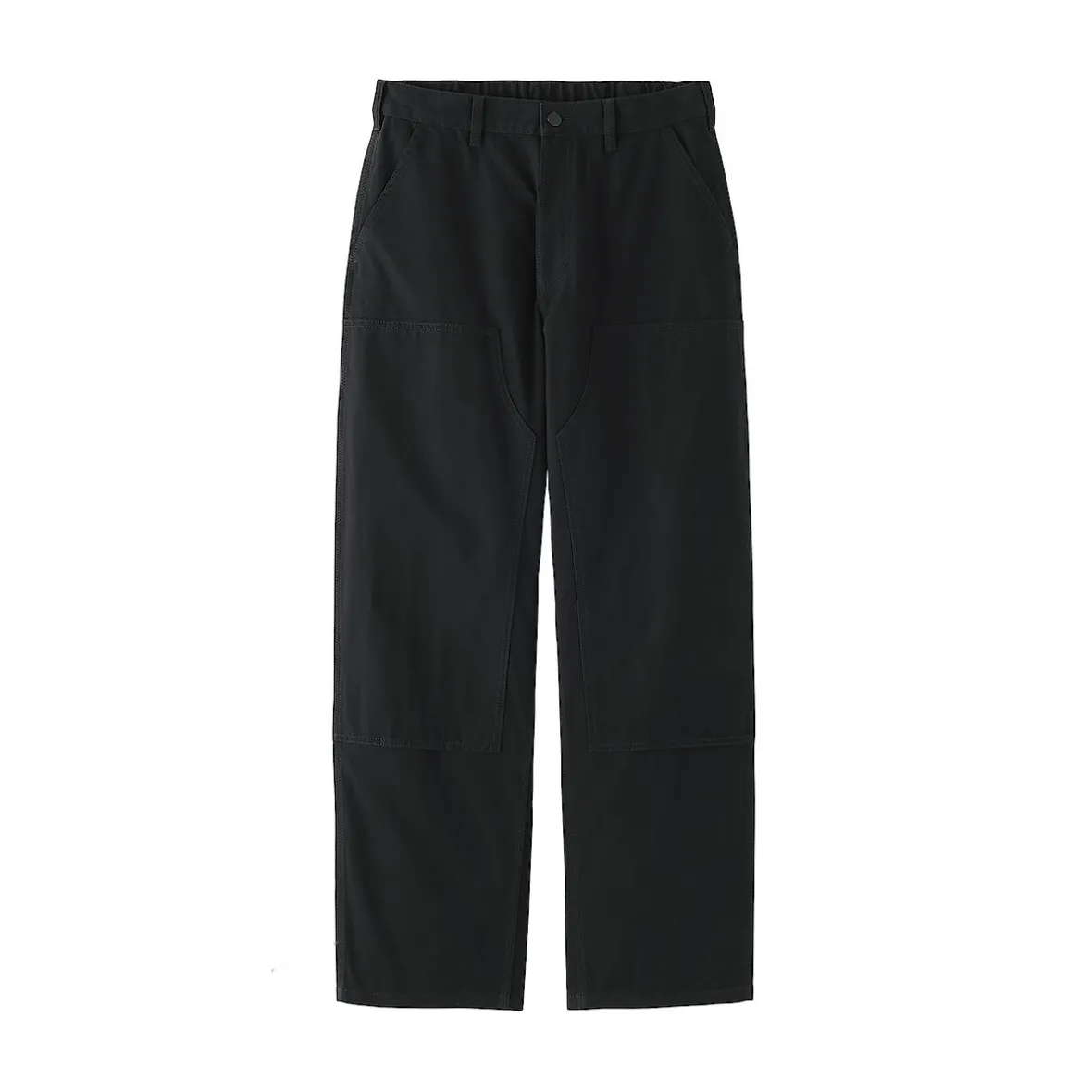Hot Muji Pantalones de algodón y doble rodilla para hombre